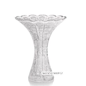 Aurum Crystal Broušená váza FLOWER 300 mm