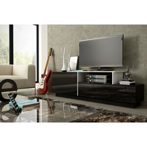 Cama Televizní stolek SIGMA 3 Barva: černá/bílá