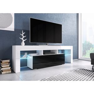Cama TV stolek TORO 138 Barva: bílá/černá