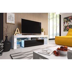 Cama TV stolek TORO 158 Barva: bílá/černá