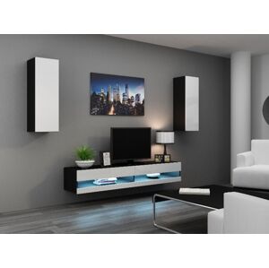 Obývací stěna CAMA VIGO NEW 10 Barva: černá/bílá
