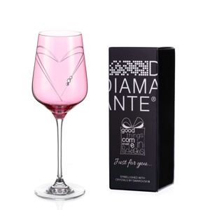 Diamante JFY Pink Hearts wine 450 ml - na pískování