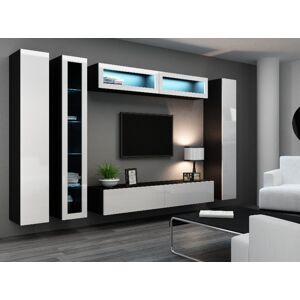Cama Obývací stěna VIGO 6 Barva: černá/bílá