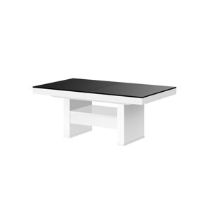 Hubertus Nastavitelný konferenční stolek AVERSA LUX Barva: černá/bílá