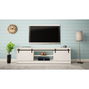 Televizní stolek Granero Barva: bílá/bílý lesk